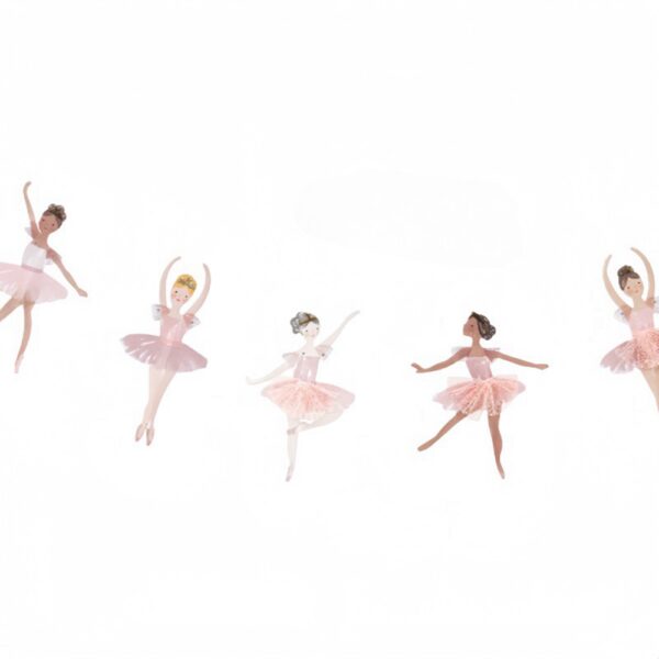 Ballet dancer girl banner party garland for birthday party