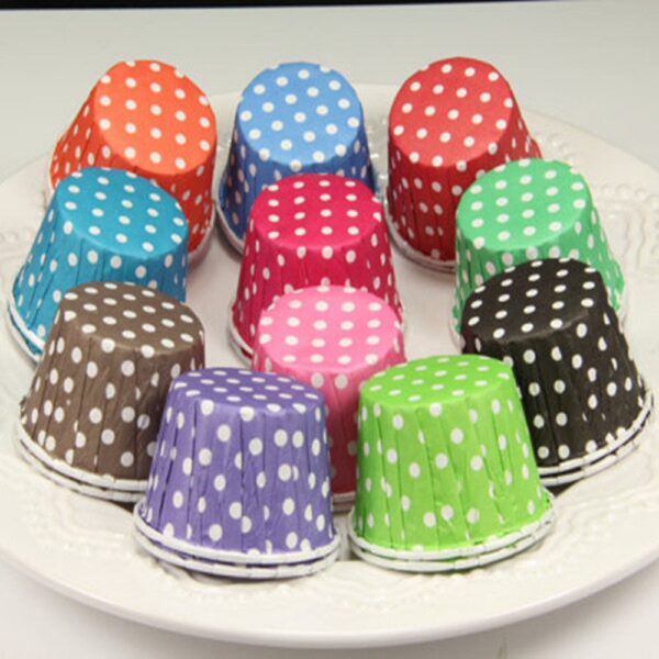 Colorful Muffin Cupcake Liners Baking Paper Cup