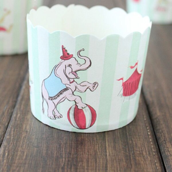 High temperature steamed cupcake cups