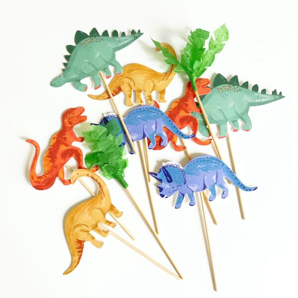 Jurassic Dinosaur cupake toppers 24psc